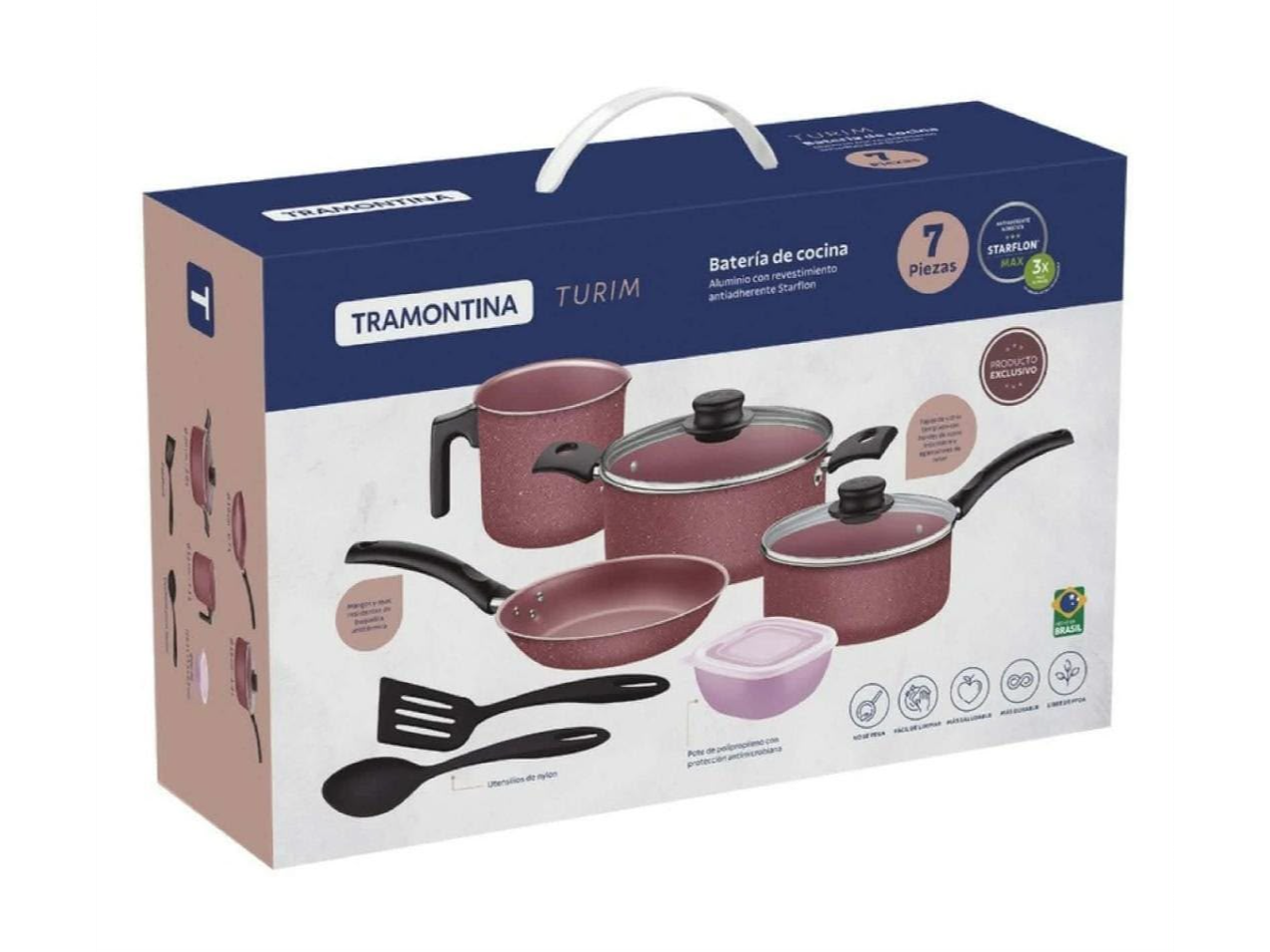 Juego de olla tramontina 7 pcs