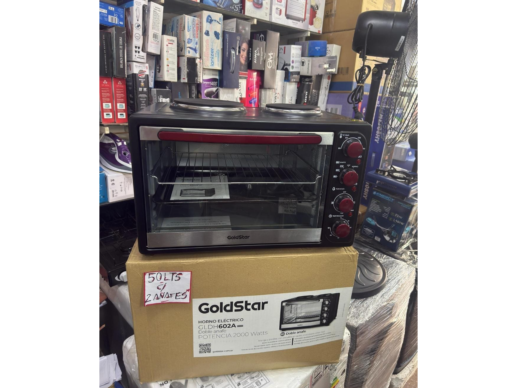 HORNO DE 50 LITROS CON ANAFE