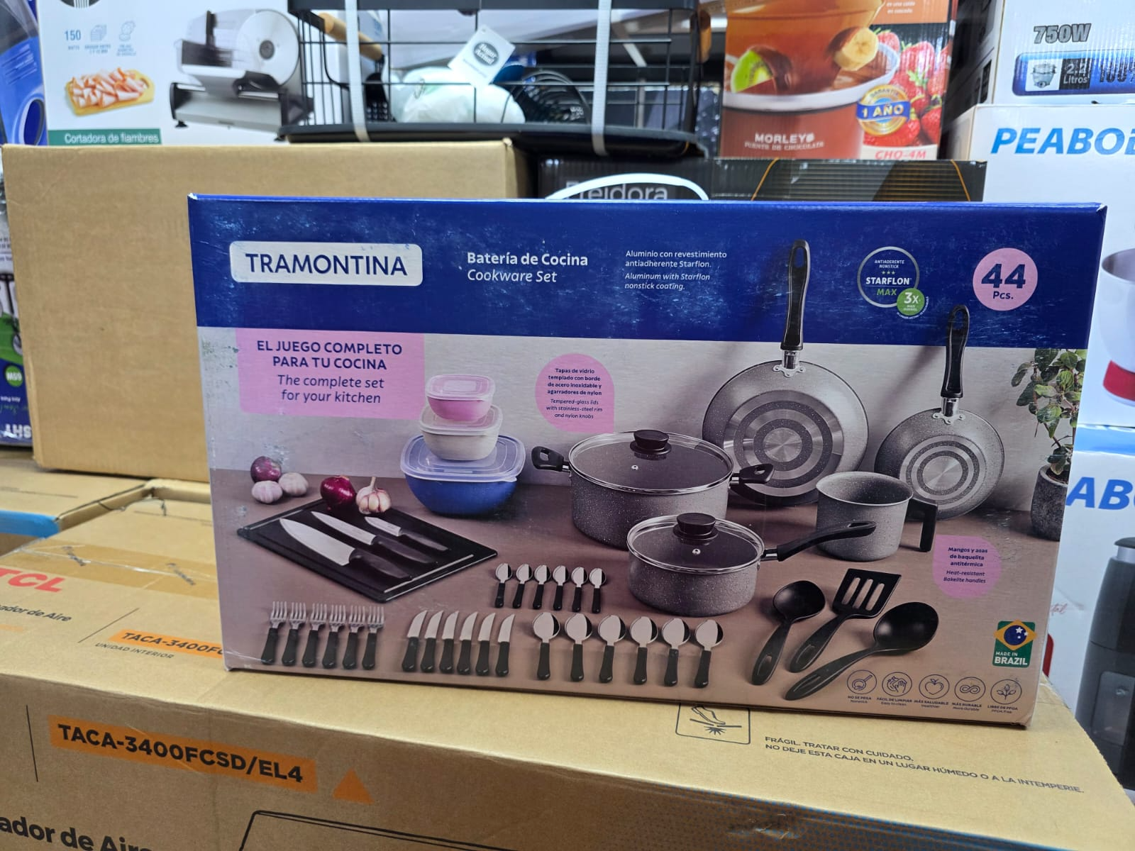 Juego de ollas tramontina 44 pcs