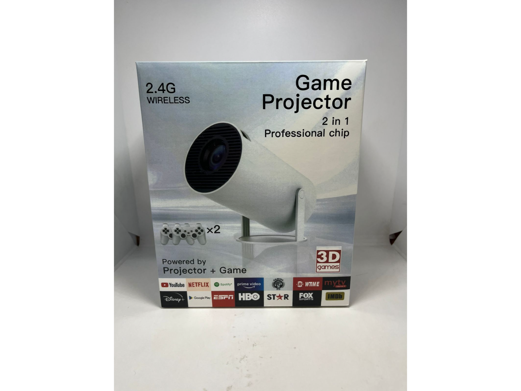 Proyector consola 2 joysticks X10 plus