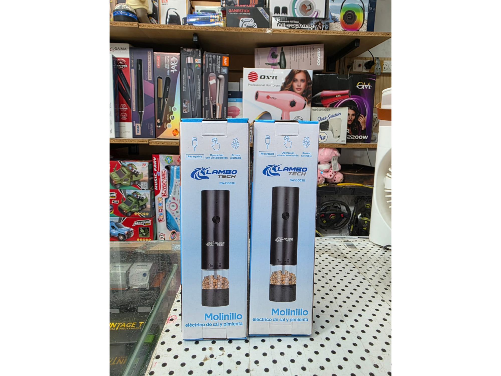 Pimentero electrico lambo tech