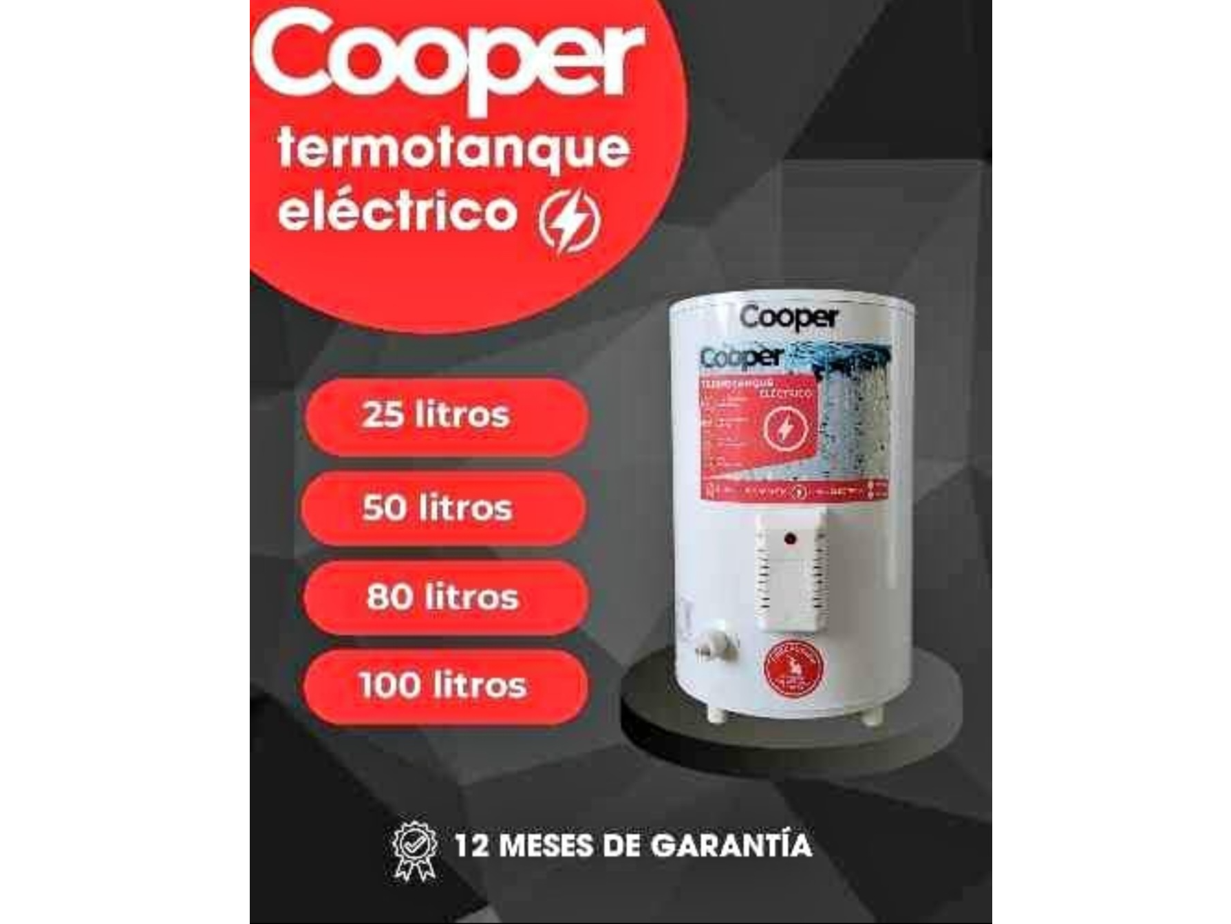 TERMOTANQUE ELECTRICO COOPER