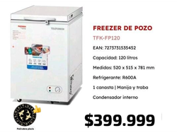 Frezzer 120 litros