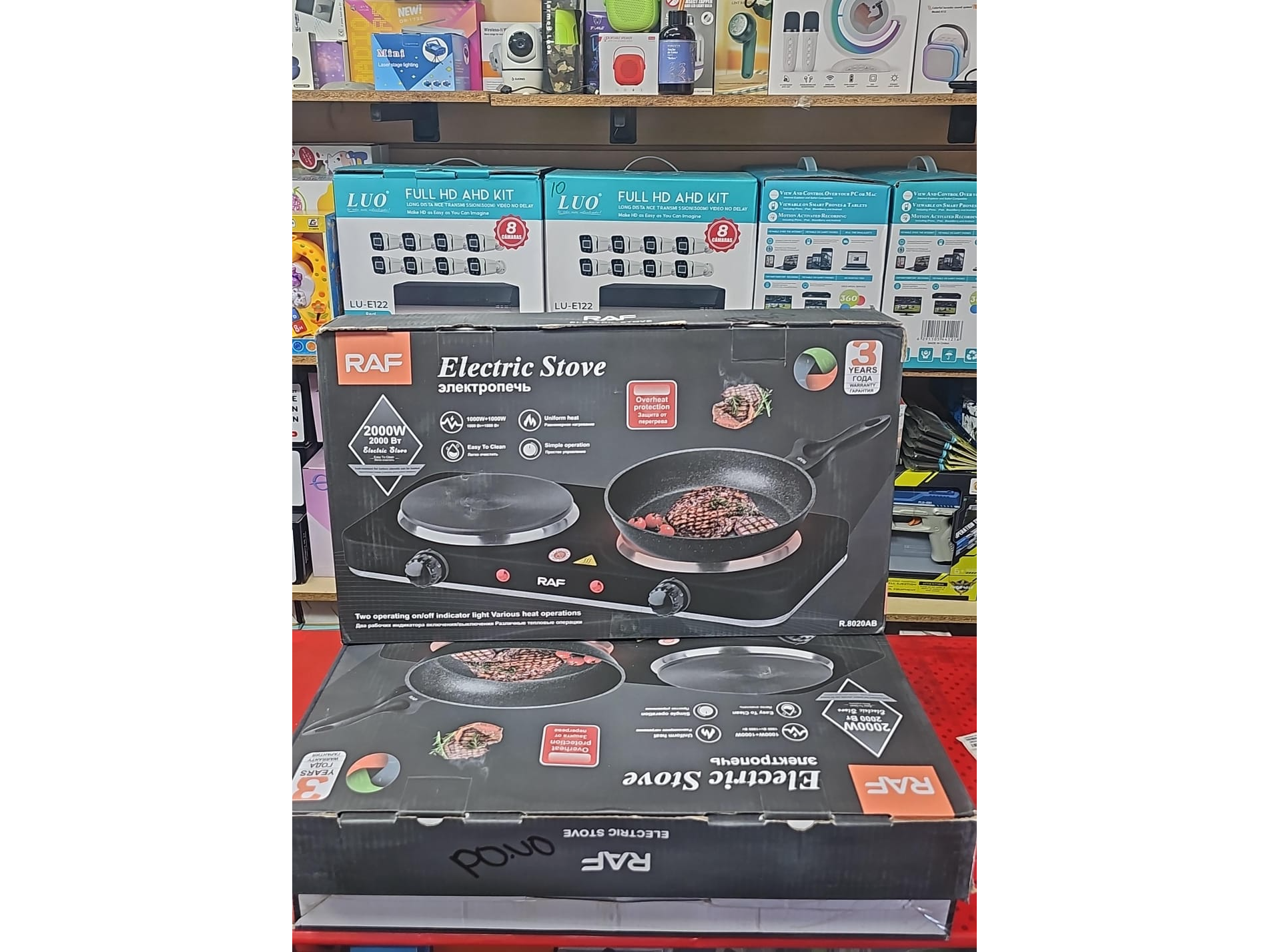 ANAFE DE 2 HORNALLAS RAF DE 2000W