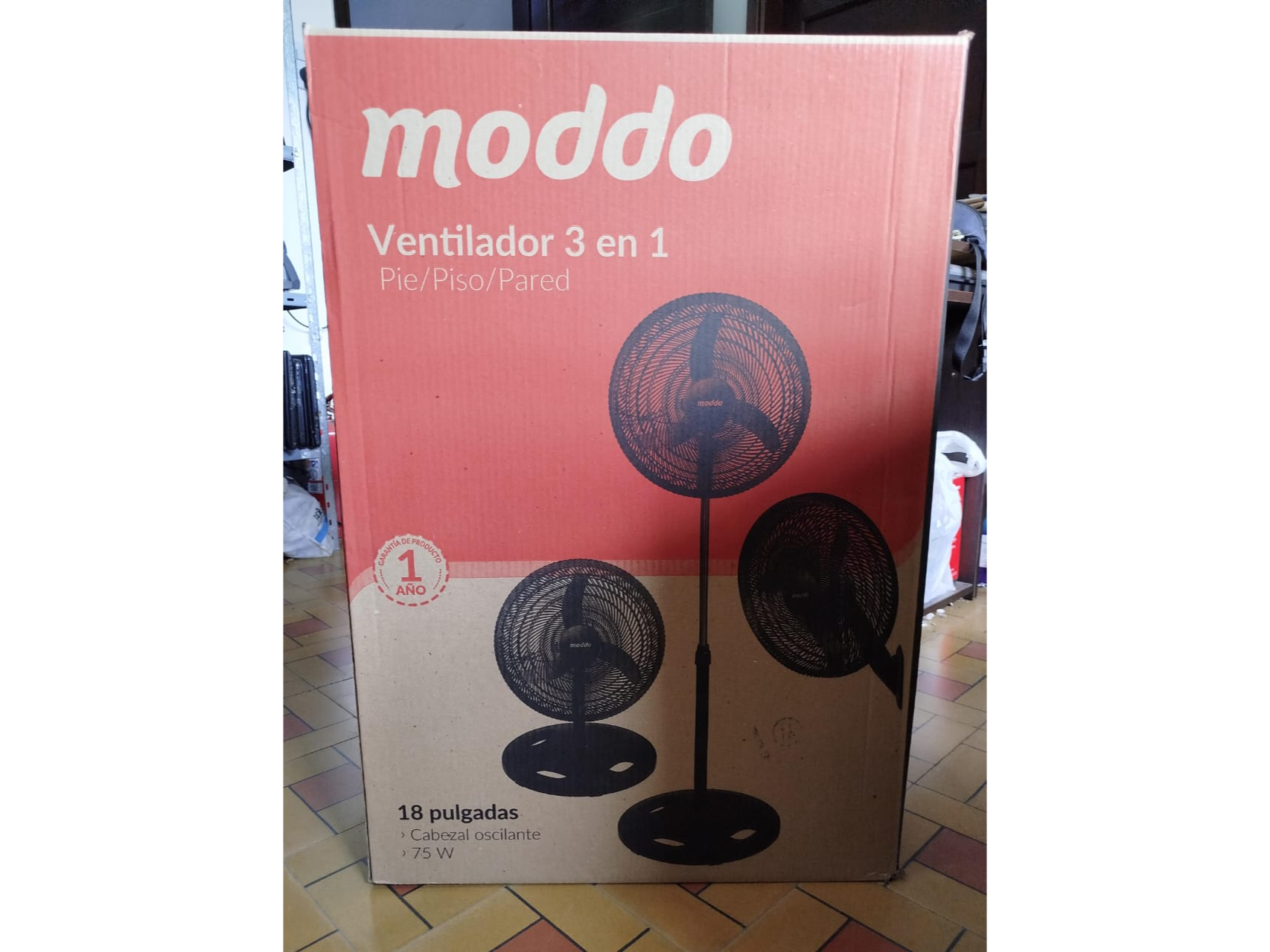 VENTILADOR DE 18 PULGADAS MODDO 3 EN 1