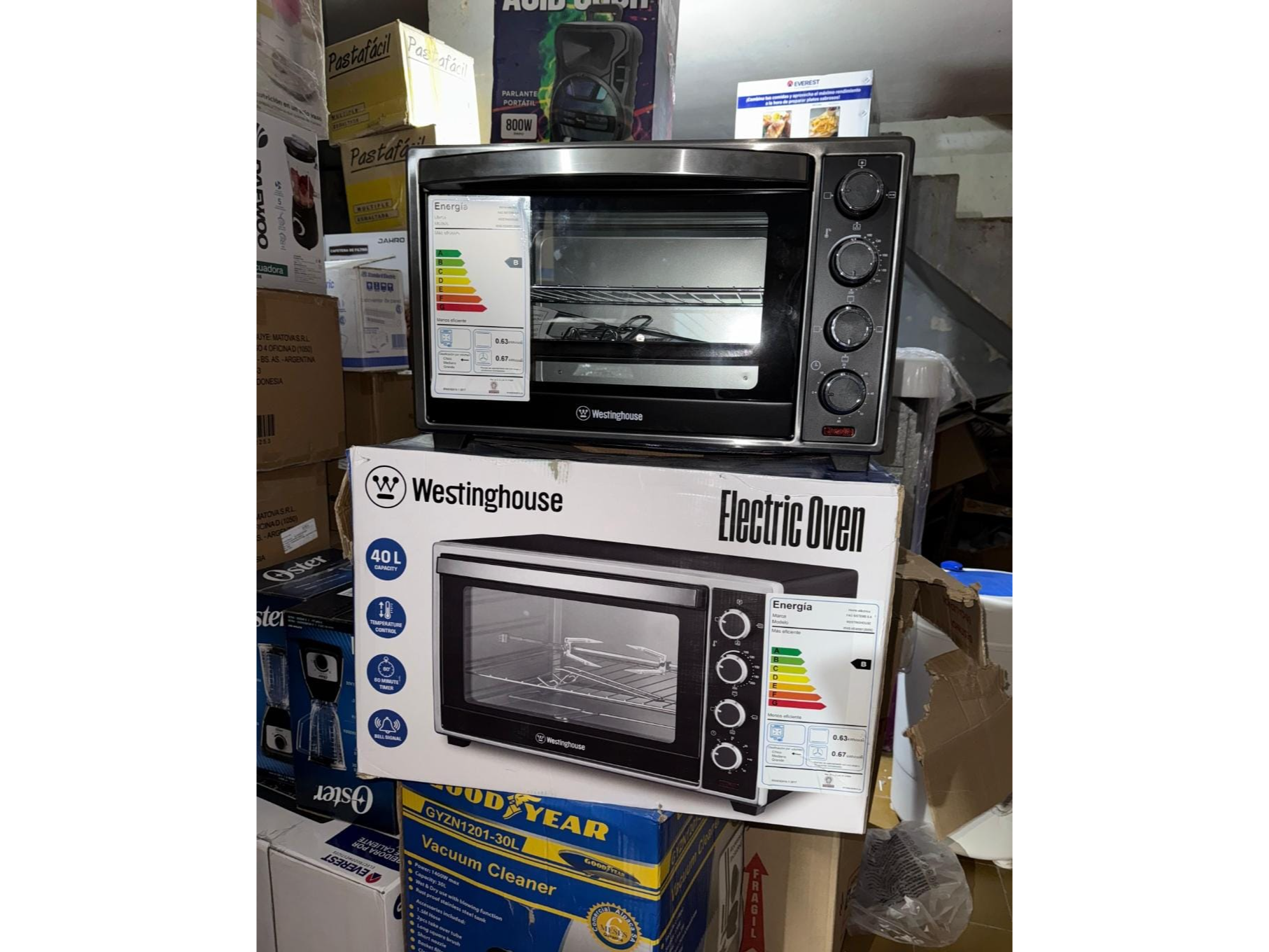 HORNO ELECTRICO DE 40 LITROS WESTINGHOUSE