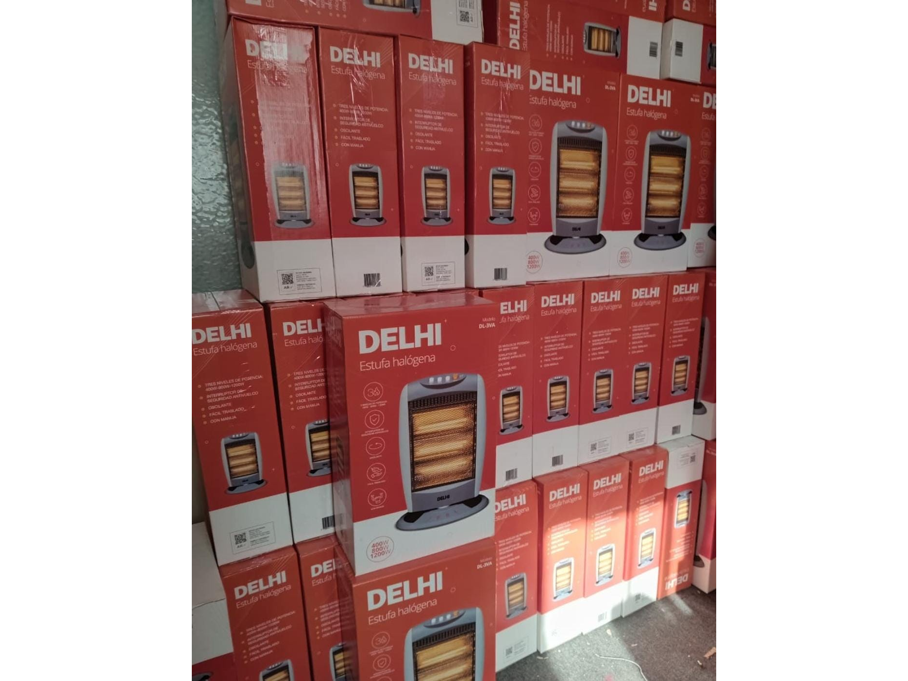 ESTUFA GIRATORIA DELHI DE 3 VELAS