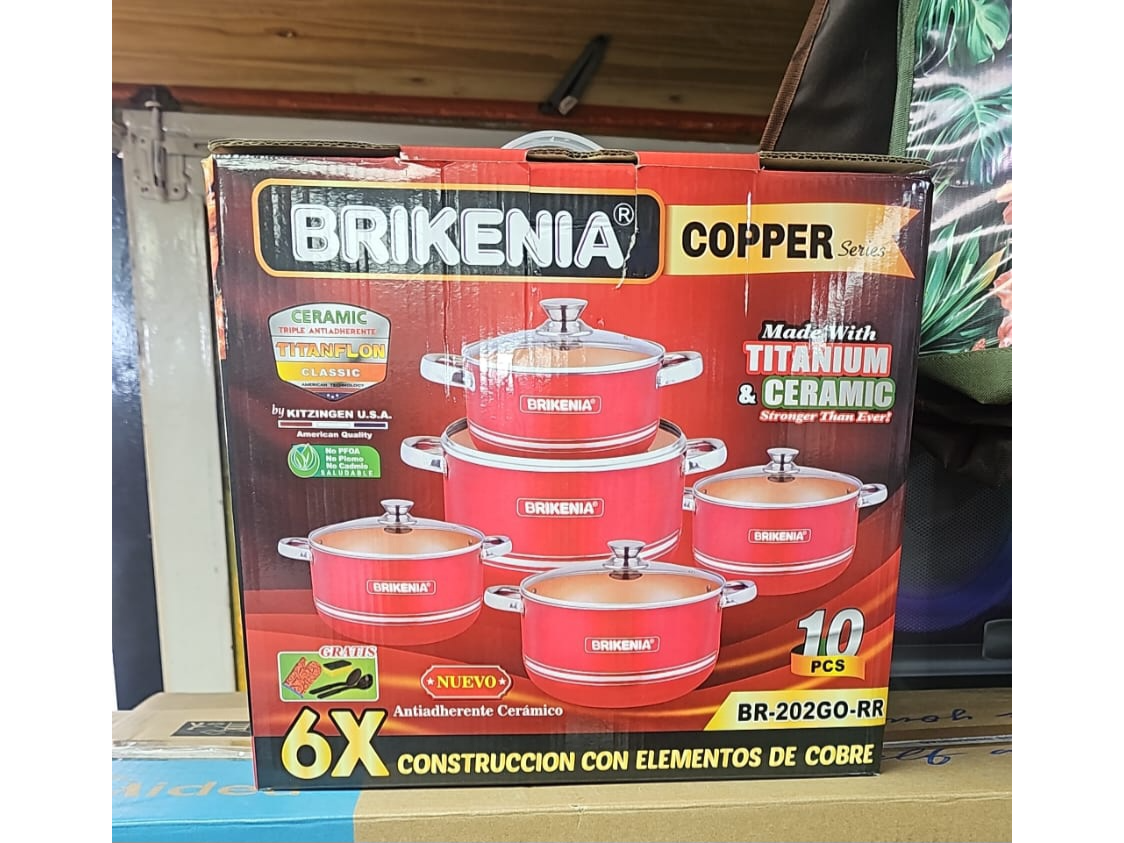 JUEGI DE OLLAS BRIKENIA COPPER
