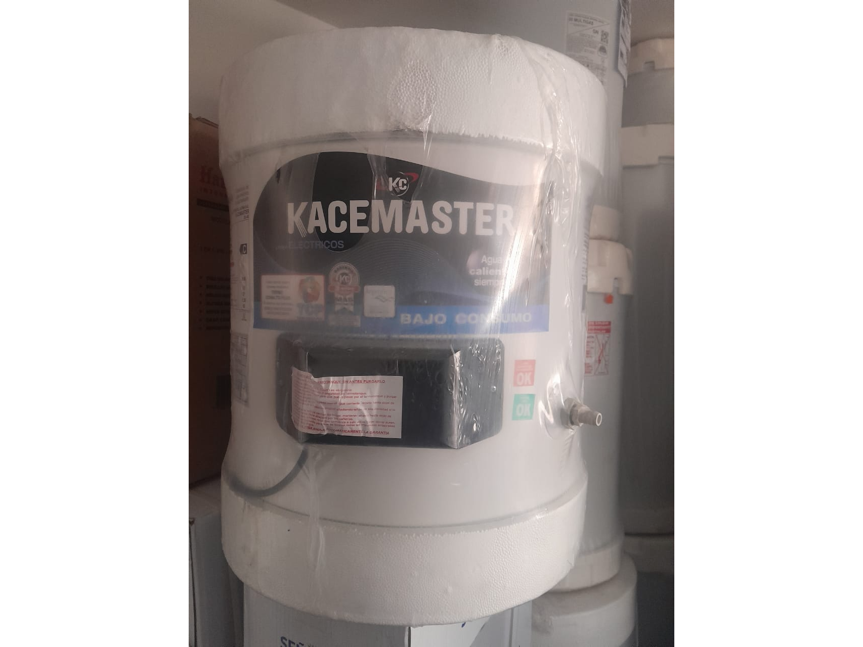 TERMOTANQUE ELECTRICO KACEMASTER 40 LITROS.