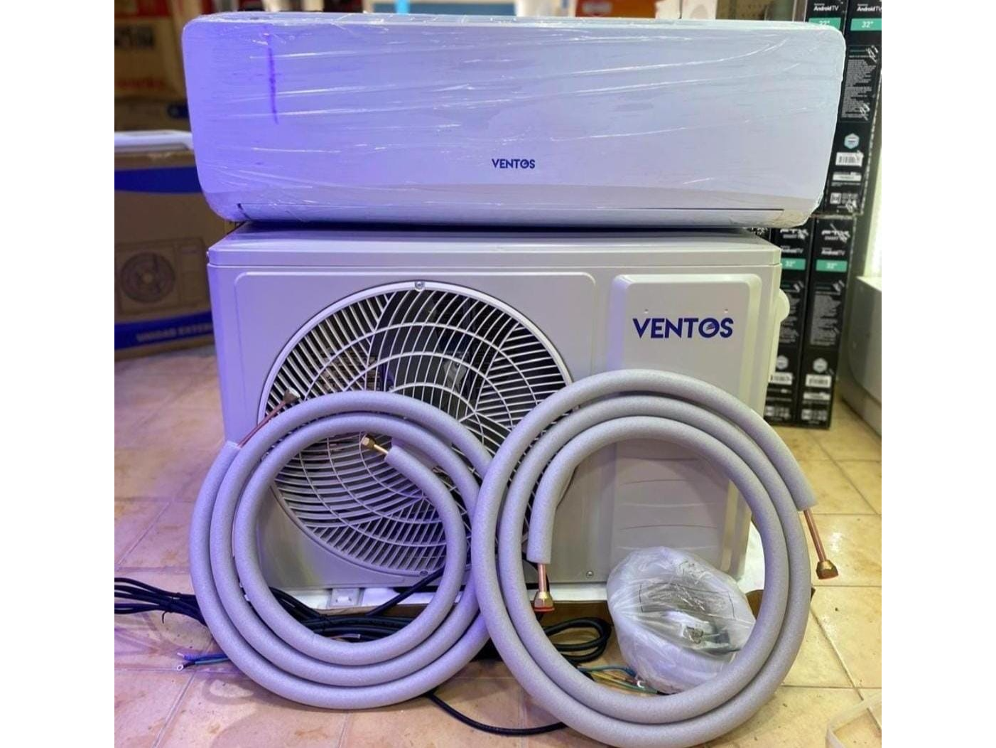 AIRE VENTOS DE 3500W  FRIO CALOR CON KIT DE INSTALACION DE REGALO