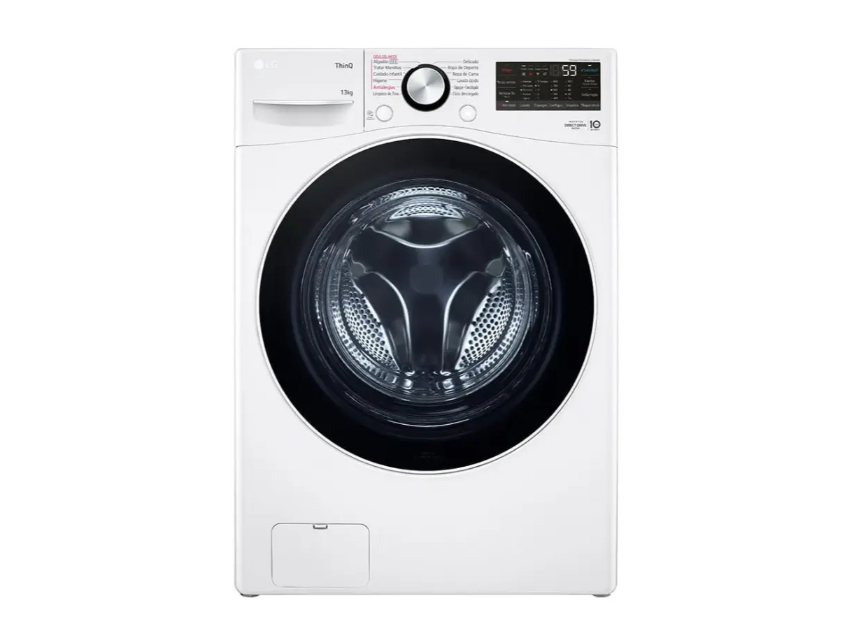 Lavarropas LG WM13GWNTS6P 13K 810rpm con Wifi Inverter
