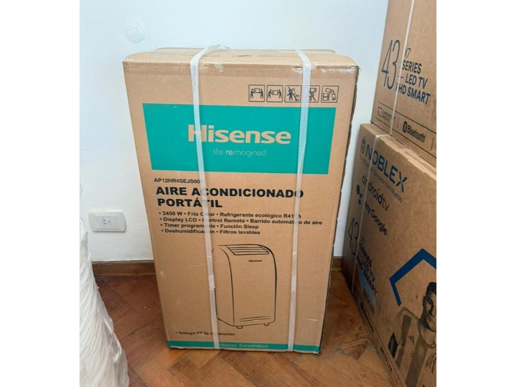 Aire portatil 3400 wats fro/calor