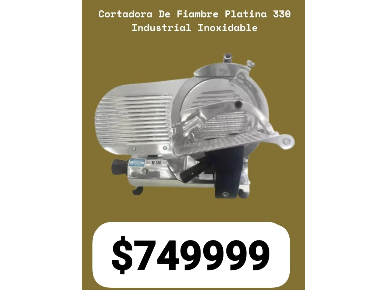 CORTADORA DE FIAMBRE PLATINA 330