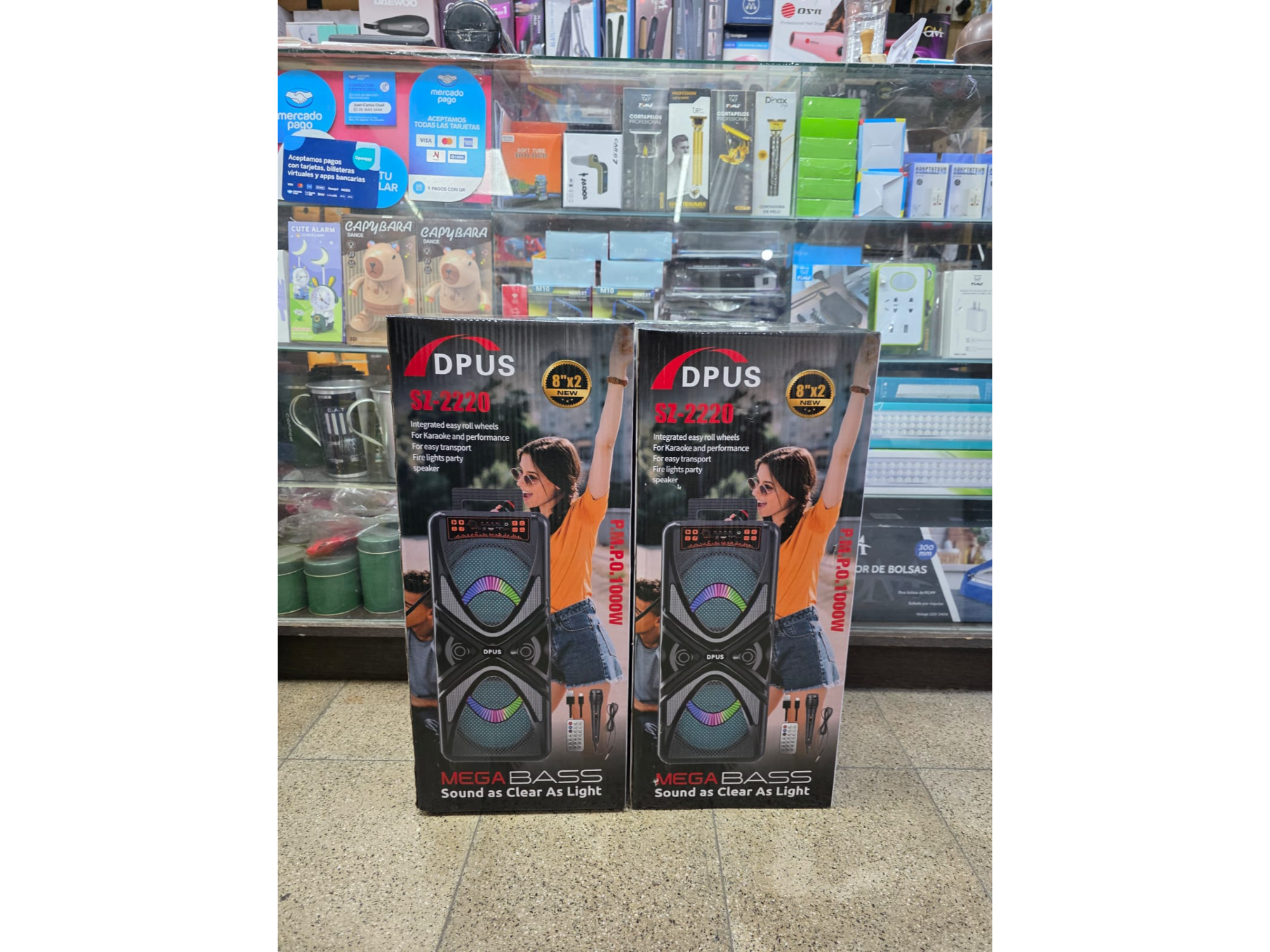 Parlante  8x2 " DPUS  SZ-2220