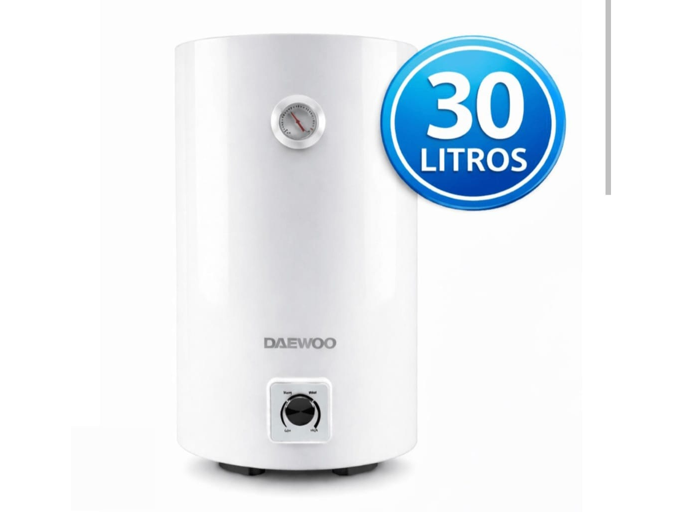 Termotanque de 30 litros daewoo carga superior