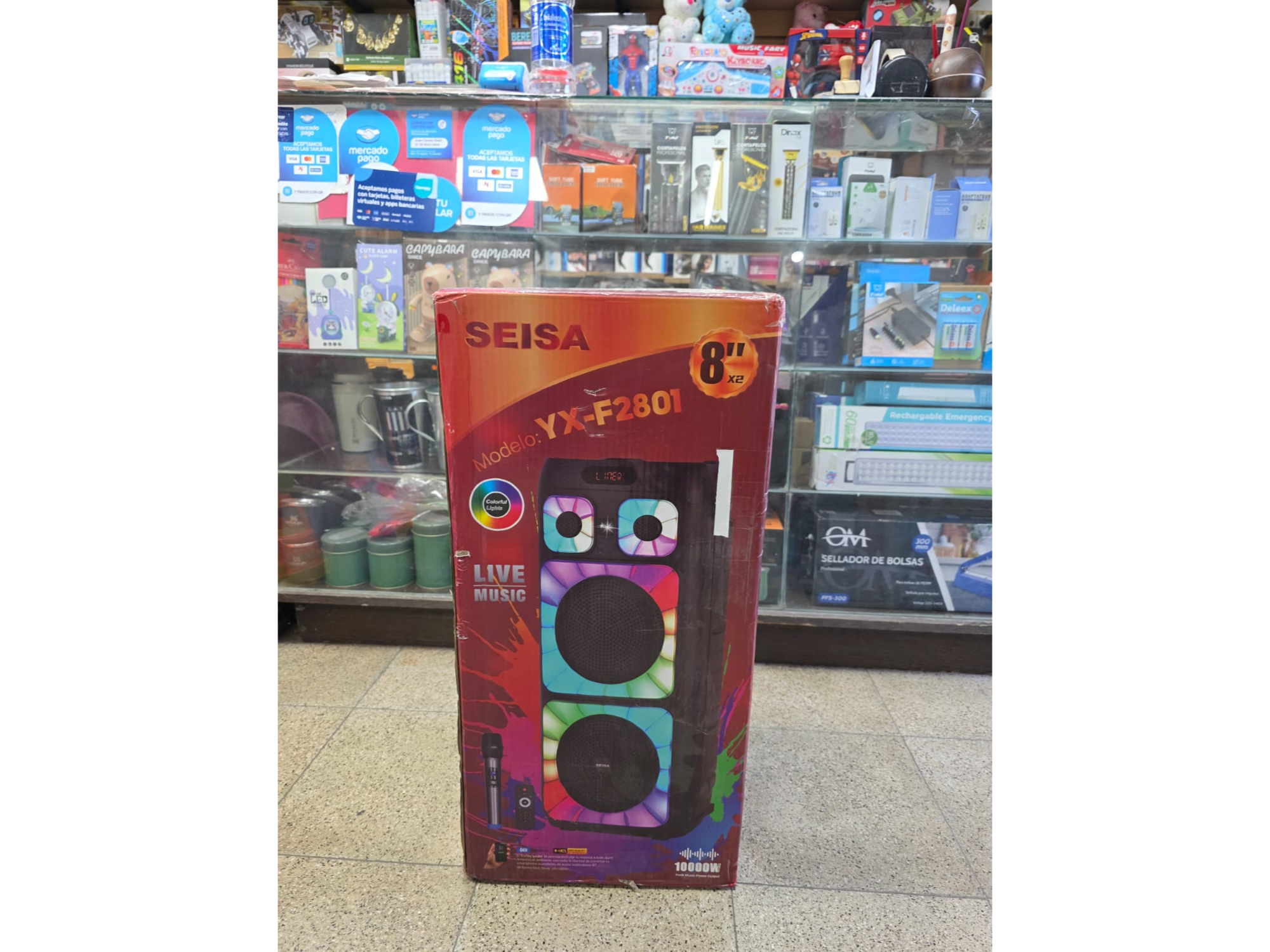 Parlante 8x2" seisa