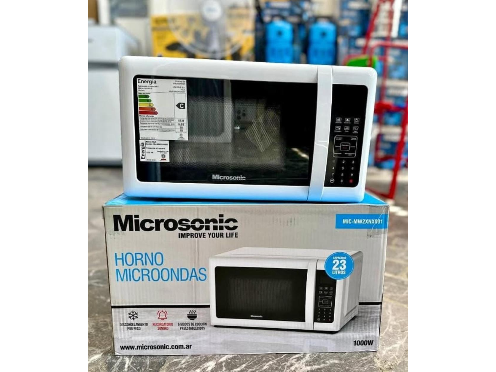 MICROONDAS MICROSONIC DIGITAL 23L