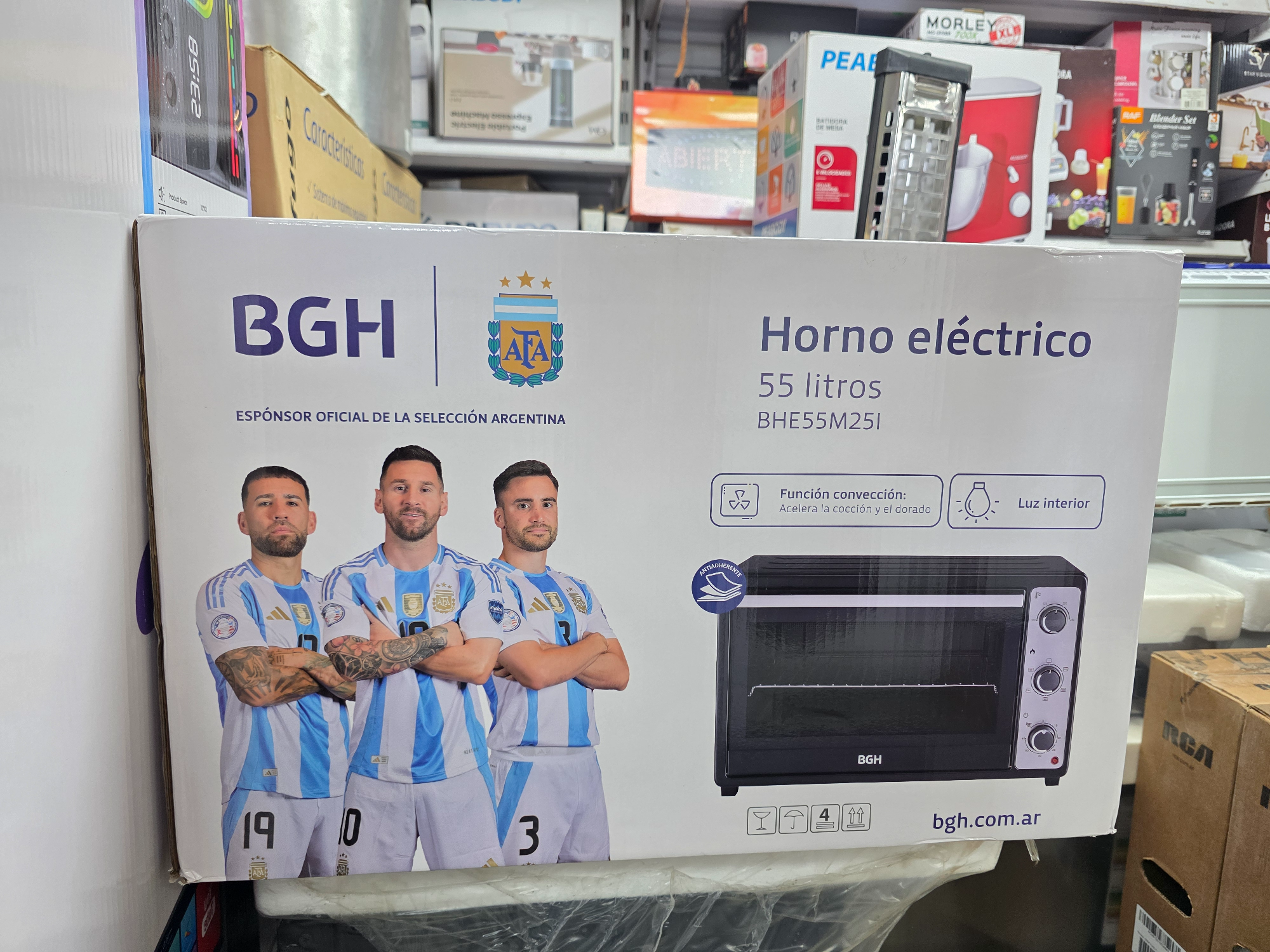 HORNO ELECTRICO BGH 55L GRILL