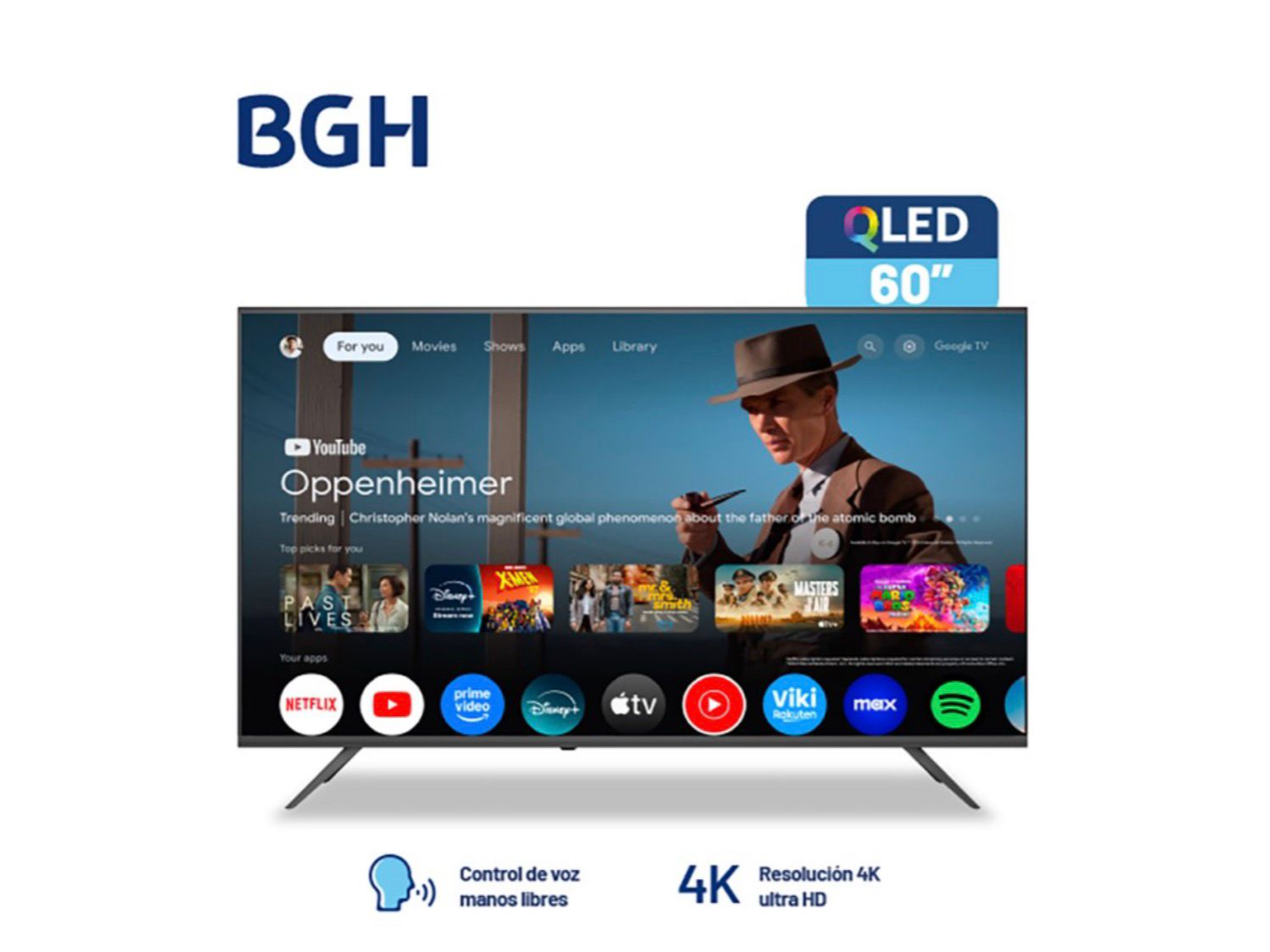 Tv smart de 60 pulgada qled