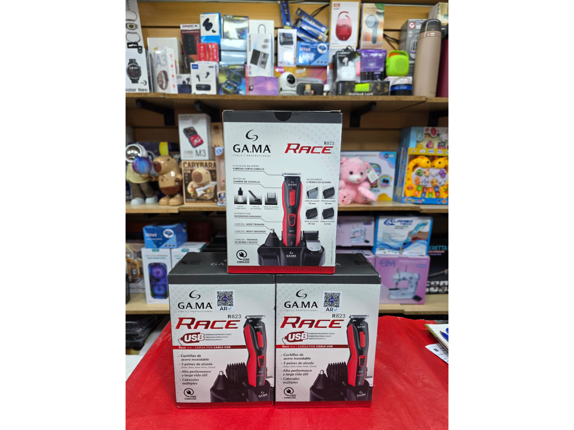 Cortadora de cabello gama italy r823