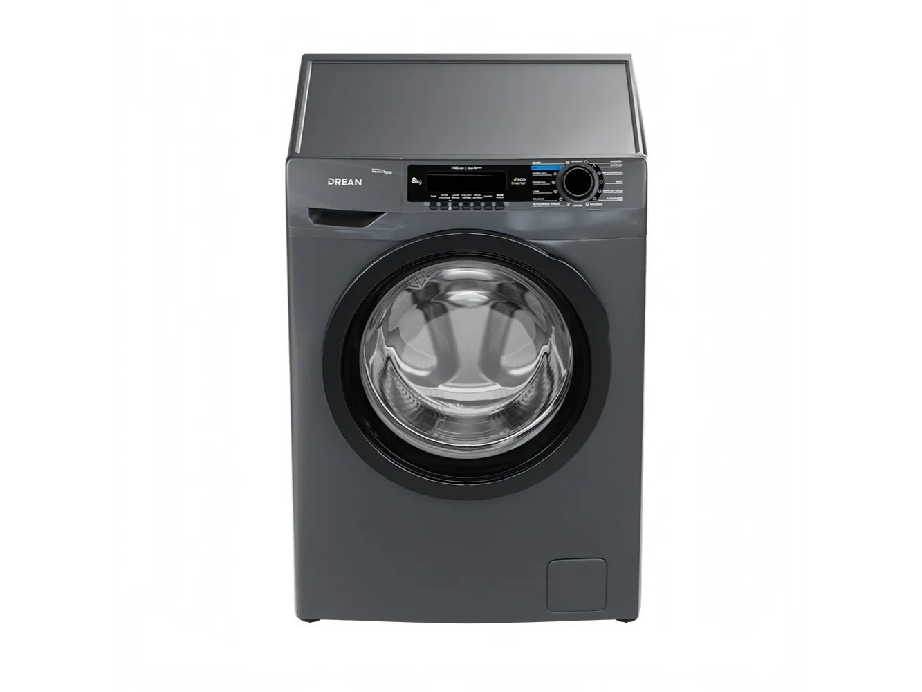 Lavarropas Drean LCFDR0814SG IA 8kg1400RPM gris INVERTER