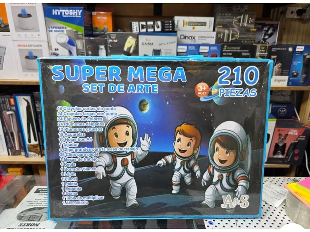 Juego de arte 208 pcs