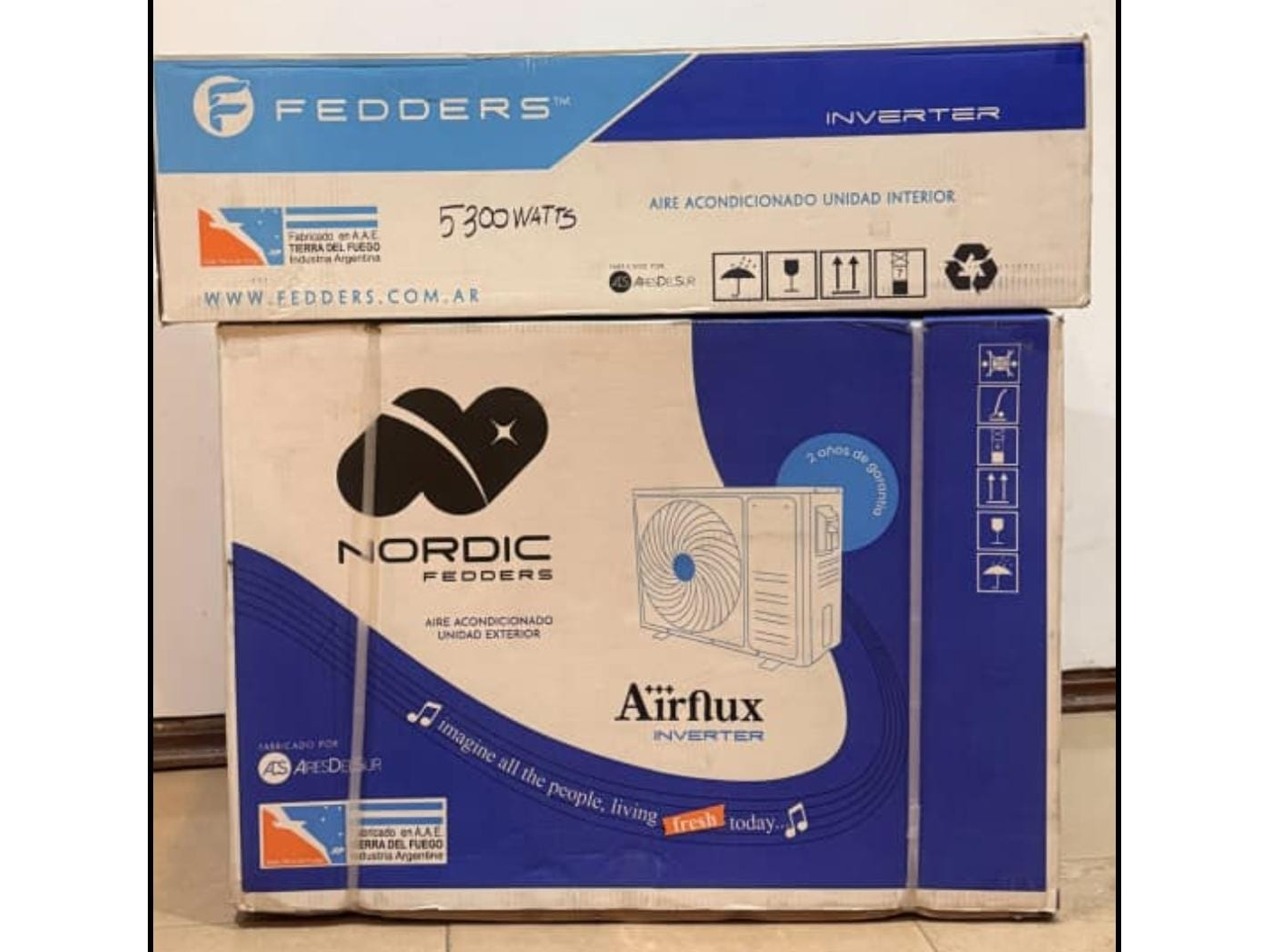 AIRE ACONDICIONADO FEDERES NORDIC INVERTER  DE 5300W  FRIO/CALOR