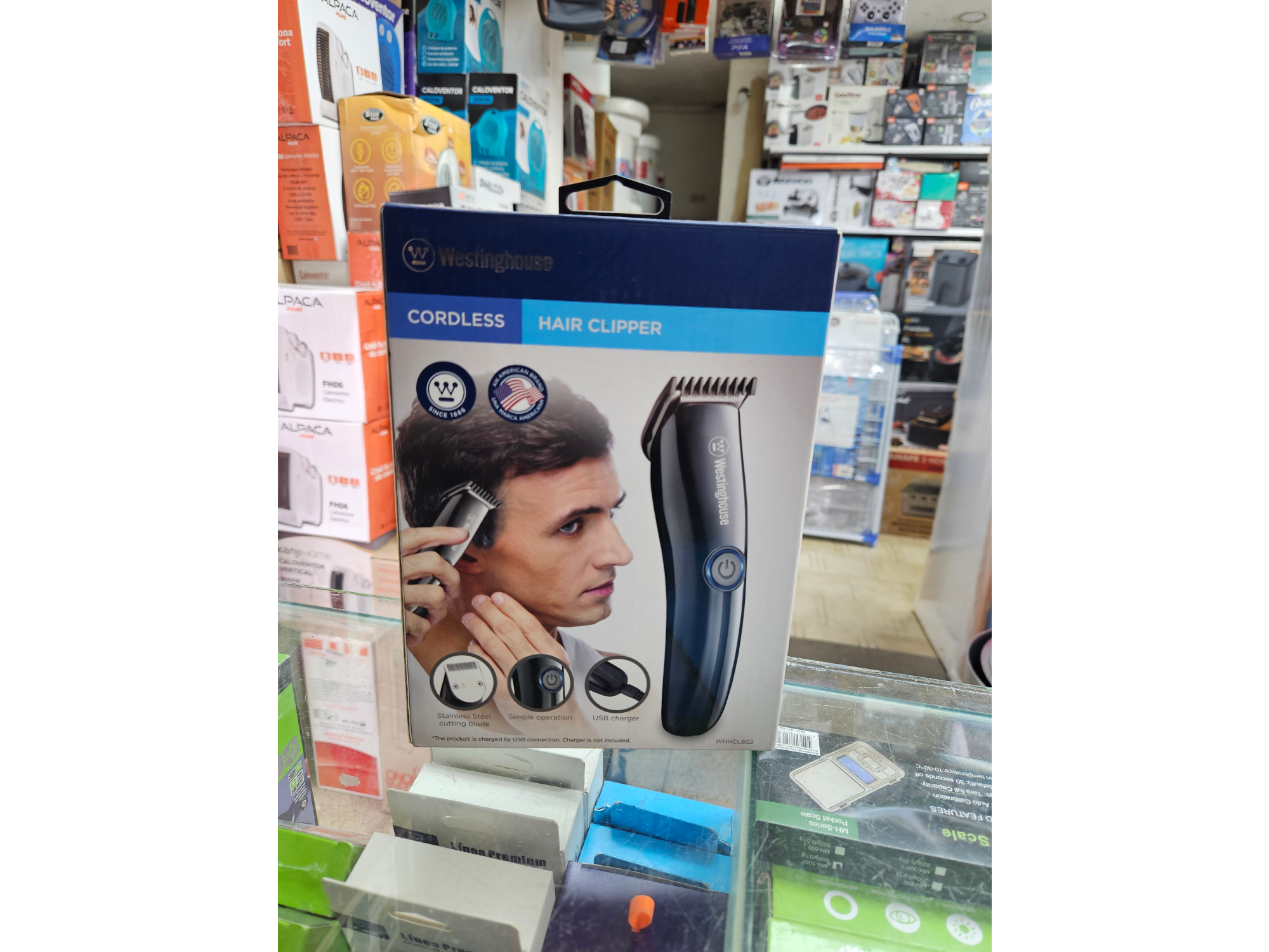 CORTADORA DE PELO WESTINHOUSE SIN CABLE