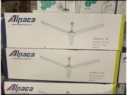 VENTILADOR ALPACA DE TECHO SIN LUZ