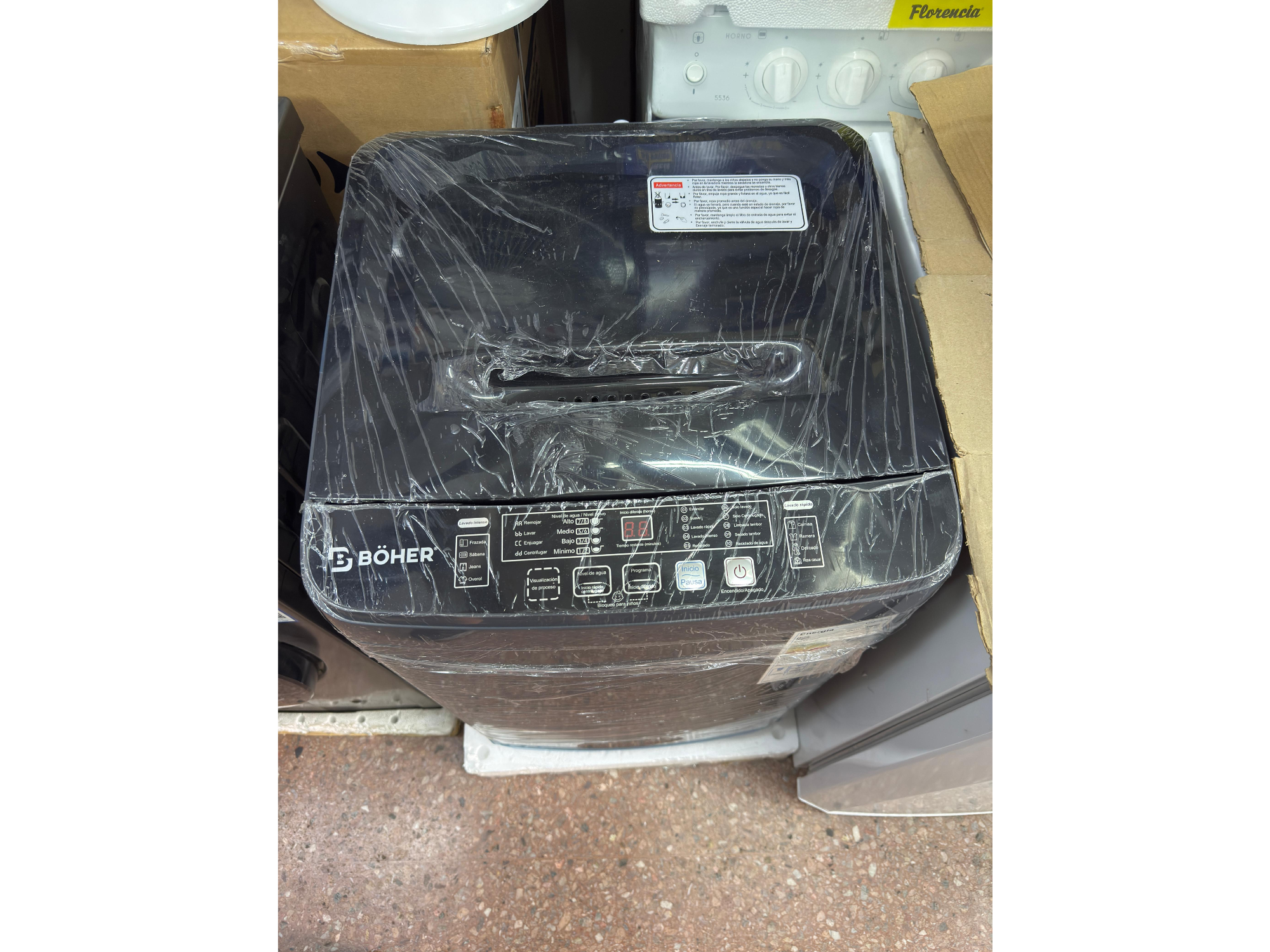 LAVARROPA AUTOMÁTICO 6 KG BOHER