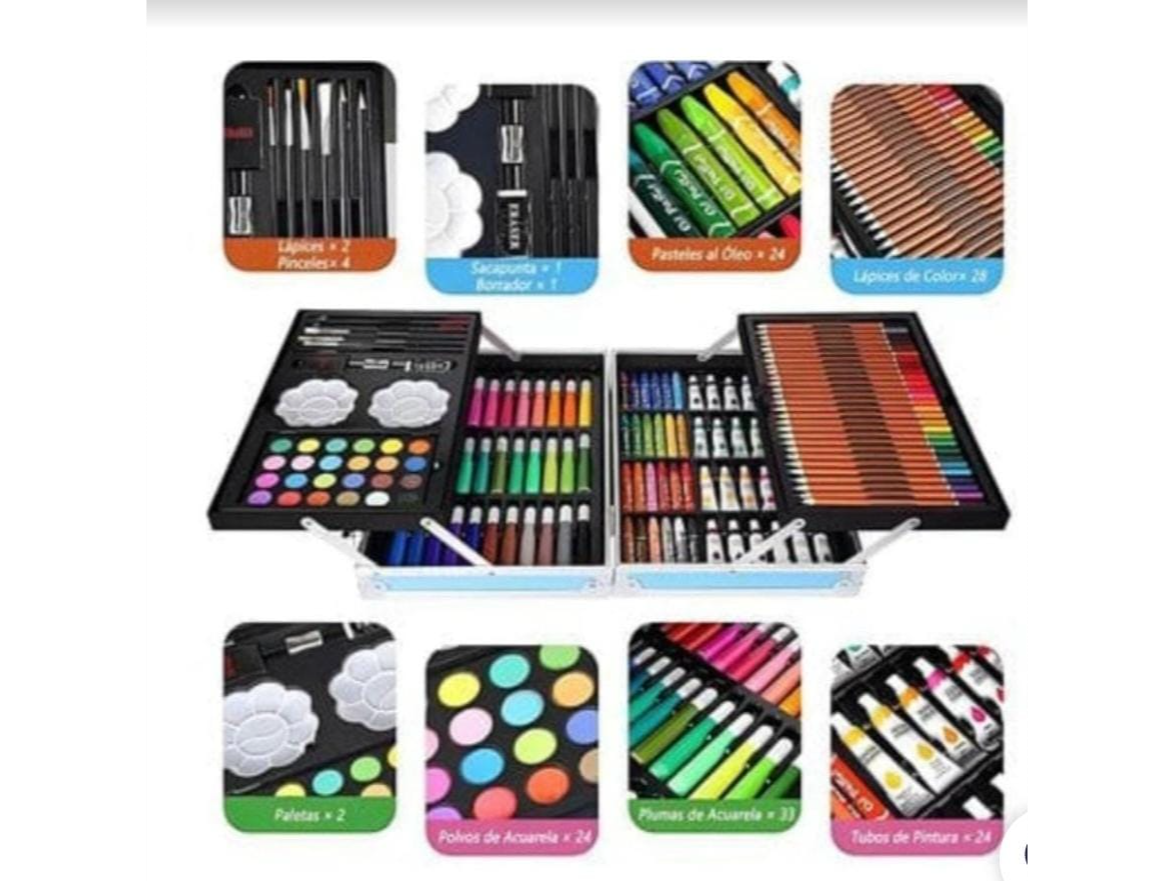 Maletin de arte 132 pcs