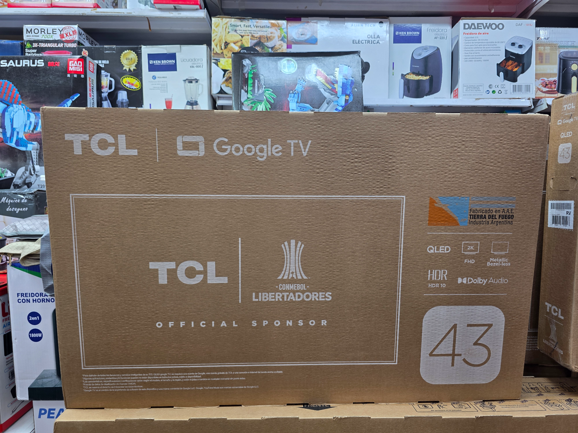 TV SMART DE 43 PULG TCL ANDROID QLED