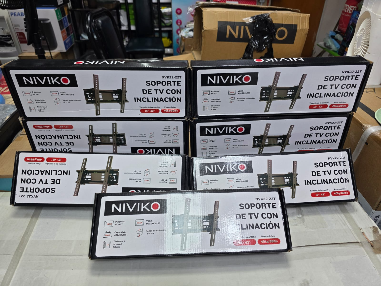 SOPORTE  PARA TV NIVIKO  CON INCLINACION 15' a 42'