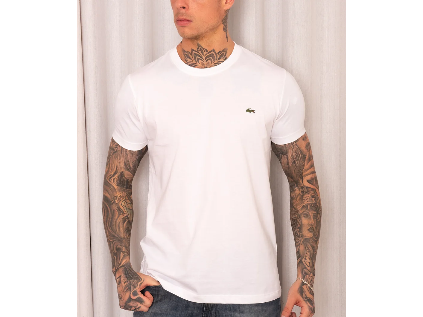 Remera Lacoste Blanca