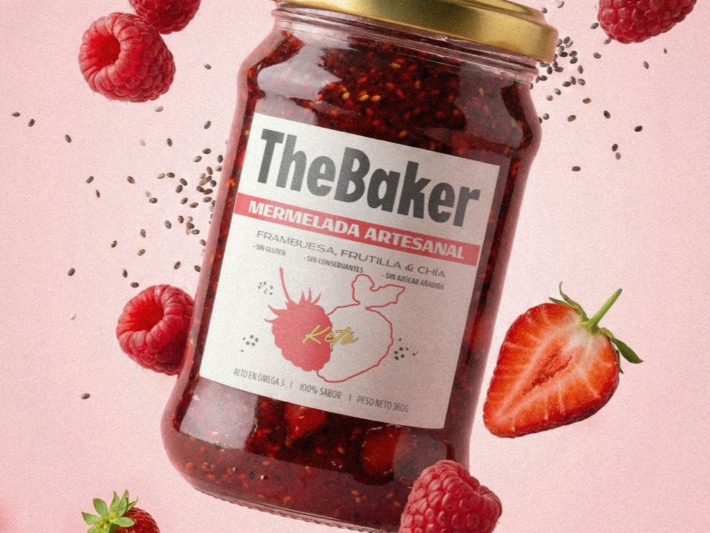 Mermelada Keto de Frambuesa, Frutilla y Semillas de Chía 🍓🫐✨