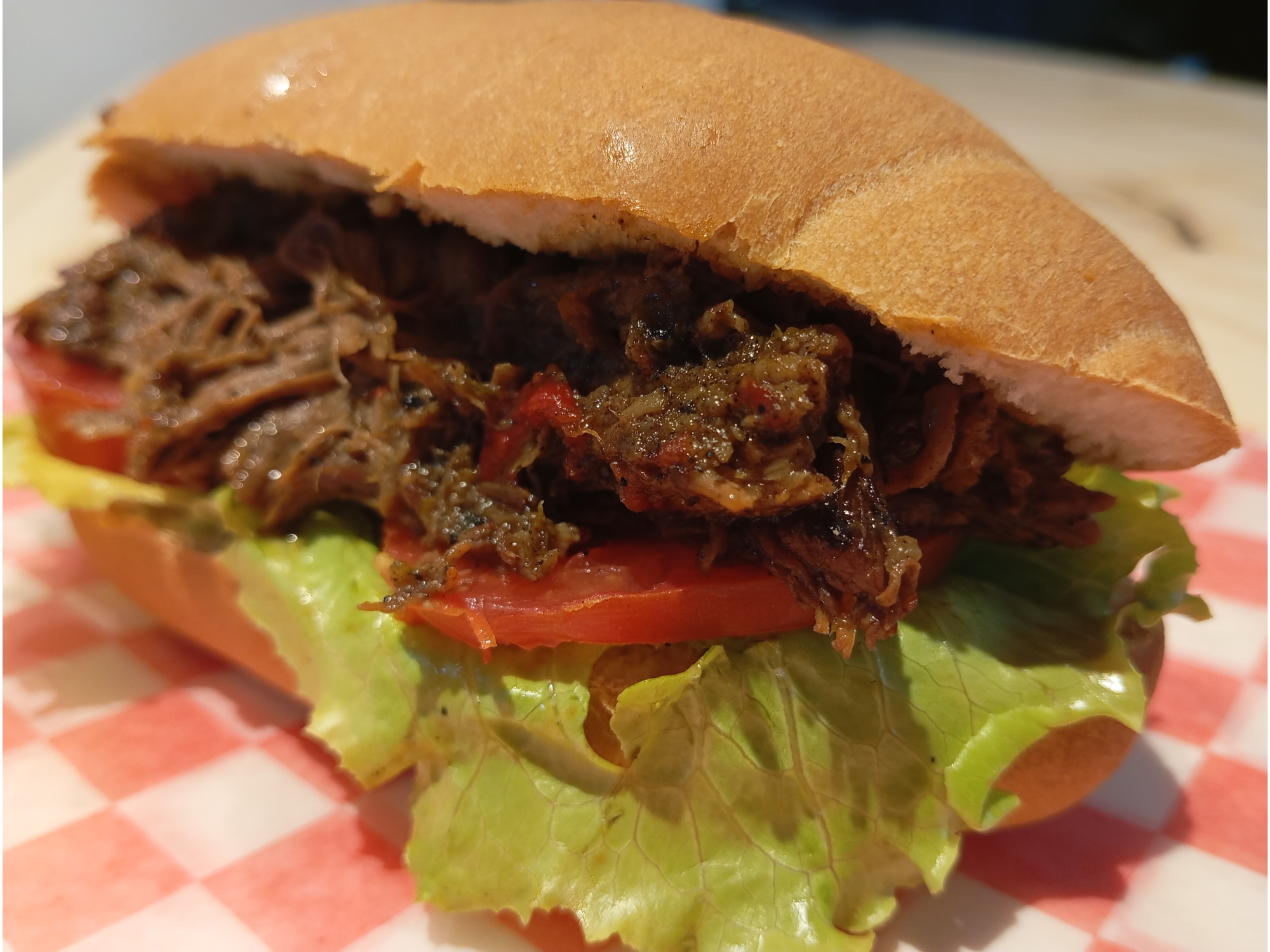 Sandwich de Bondiola al disco