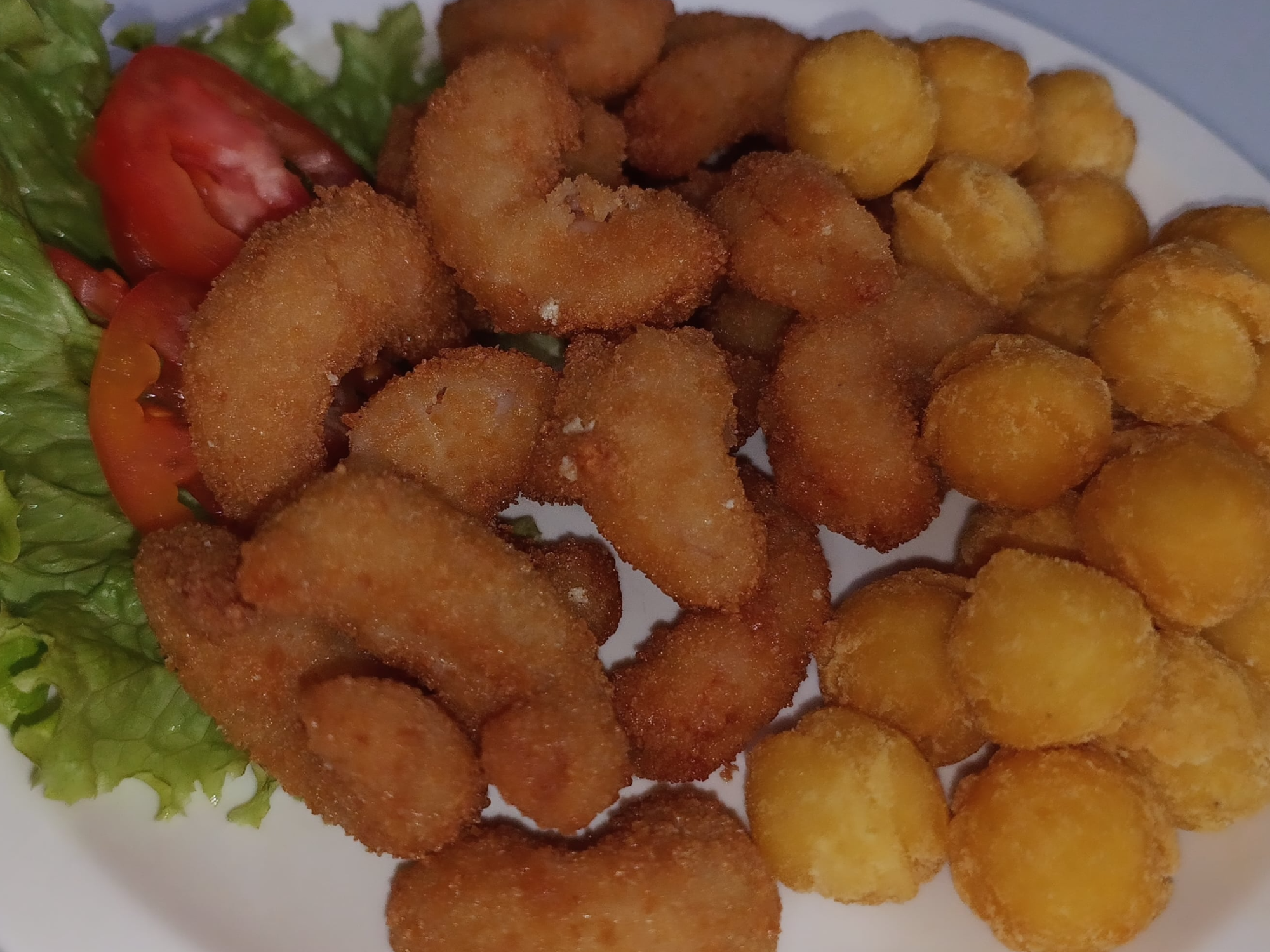 Langostinos empanados