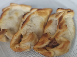 Empanadas de vacío desmenuzado