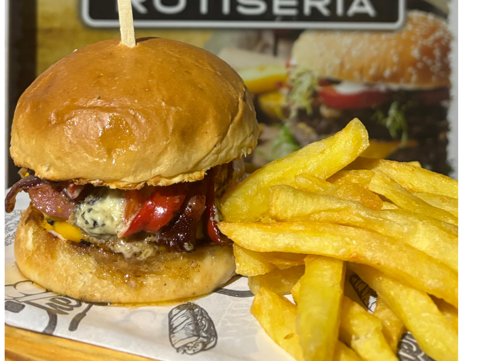 Hamburguesa american blue