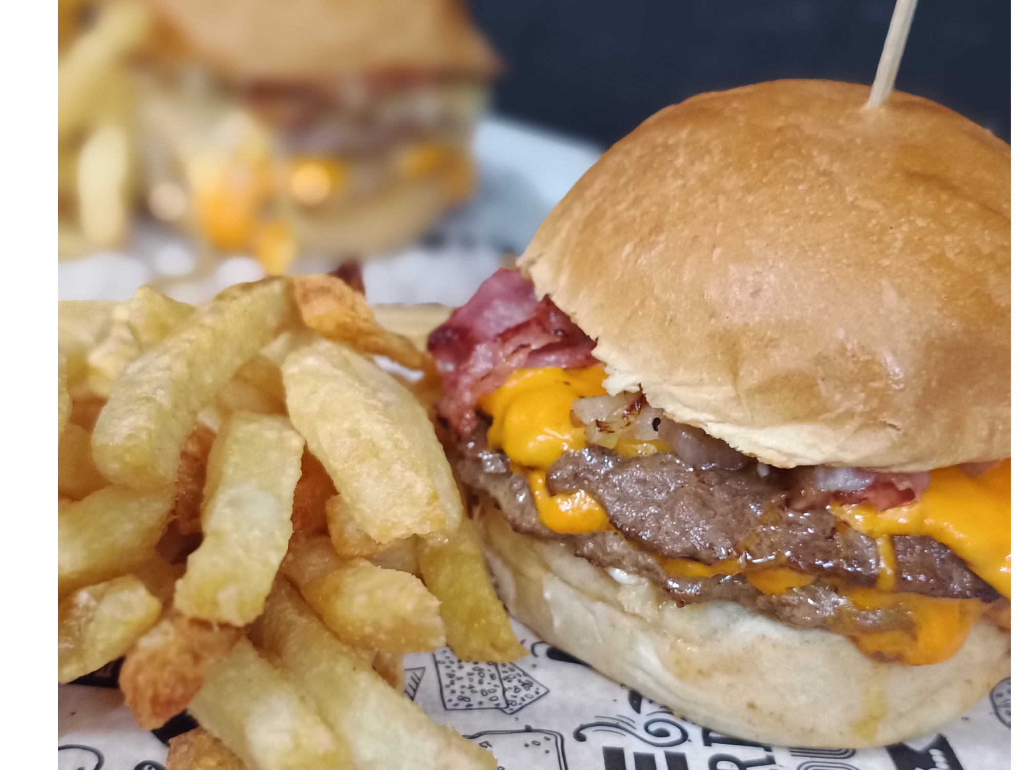 Hamburguesa súper M doble