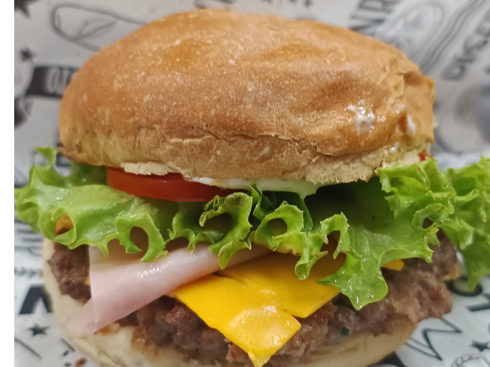 Hamburguesa con cheddar