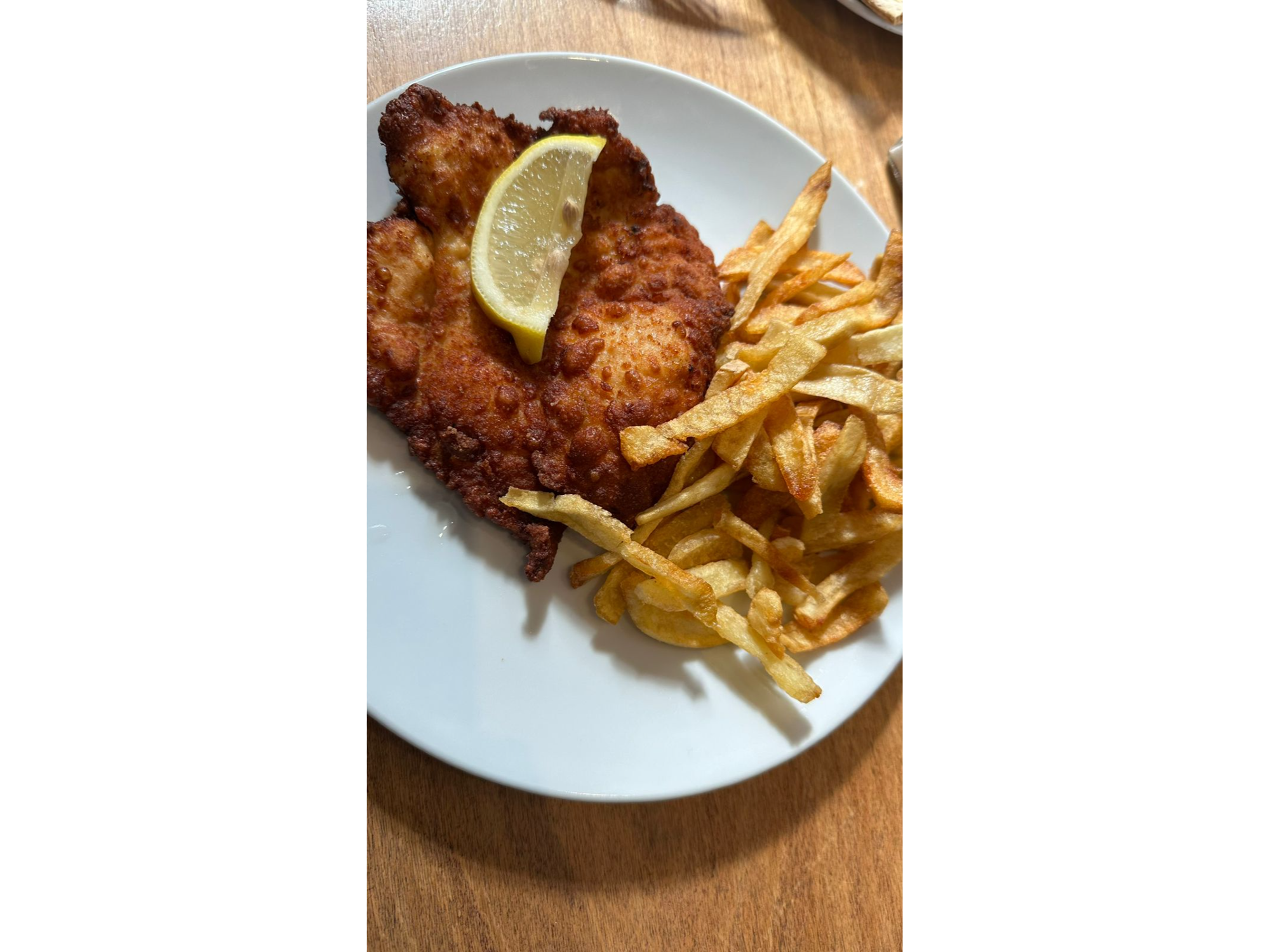 Suprema de pollo con guarnición