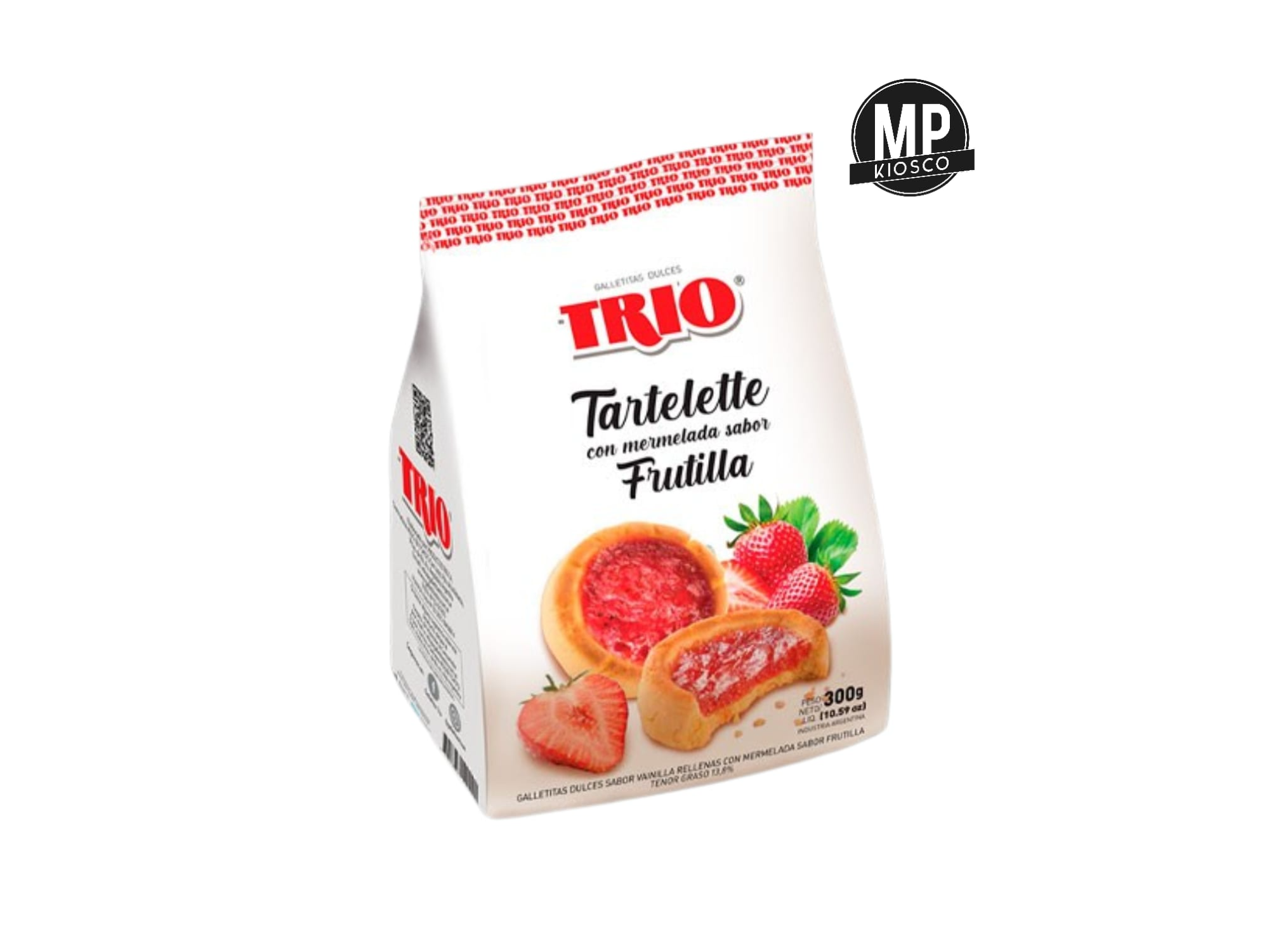 Trio Tartelette Frutilla 300 Grs