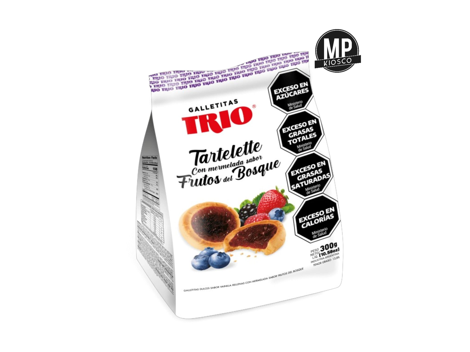 Trio Tartelette Frutos del Bosque