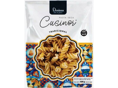 FIDEO DONINAS TIRABUZON TRADICIONAL SIN GLUTEN 400GR