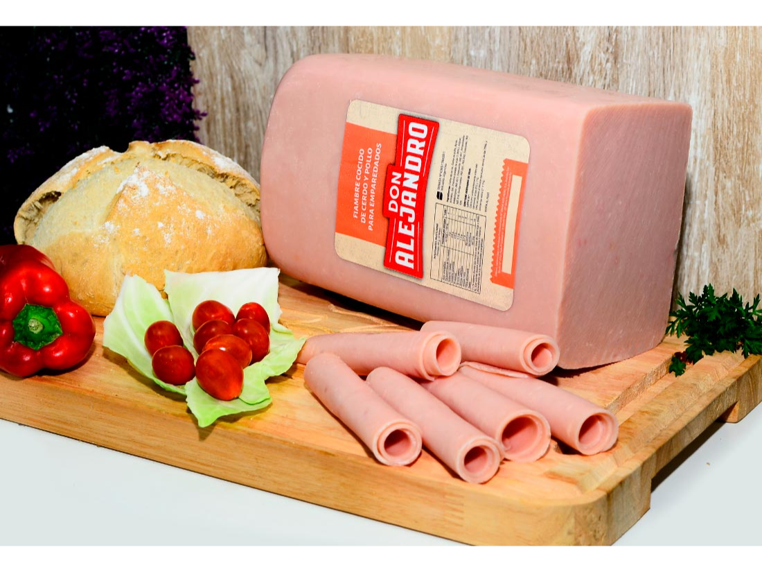 JAMON COCIDO CERDO/POLLO - Don Alejandro - X KG
