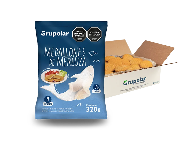 MEDALLÓN DE MERLUZA - Grupolar - X 6KG