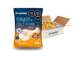 FORMITAS DE POLLO JAMON/QUESO - Grupolar - X6KG