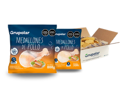 MEDALLÓN POLLO - Grupolar -X 6KG