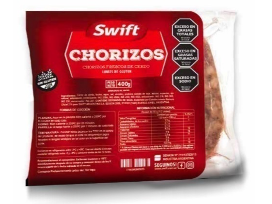 CHORIZO - Swift - 4 UNID
